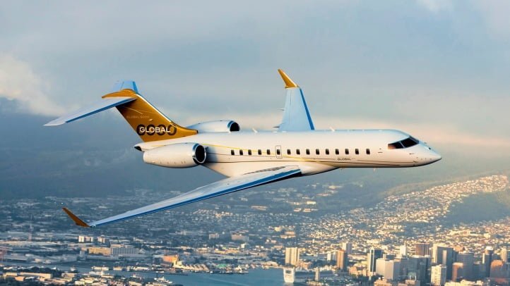 Private jet charter Bombardier Global 6000