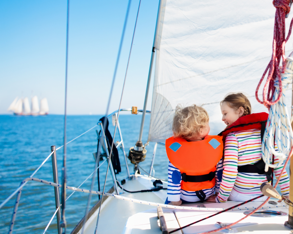 Passeio de barco - dia das crianças Merola