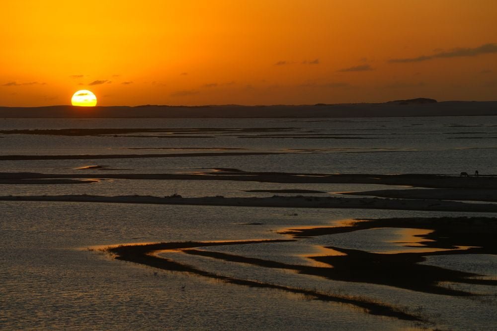 por do sol em santo amaro do maranhao - sustentabilidade Blog Merola Turismo Sustentável
